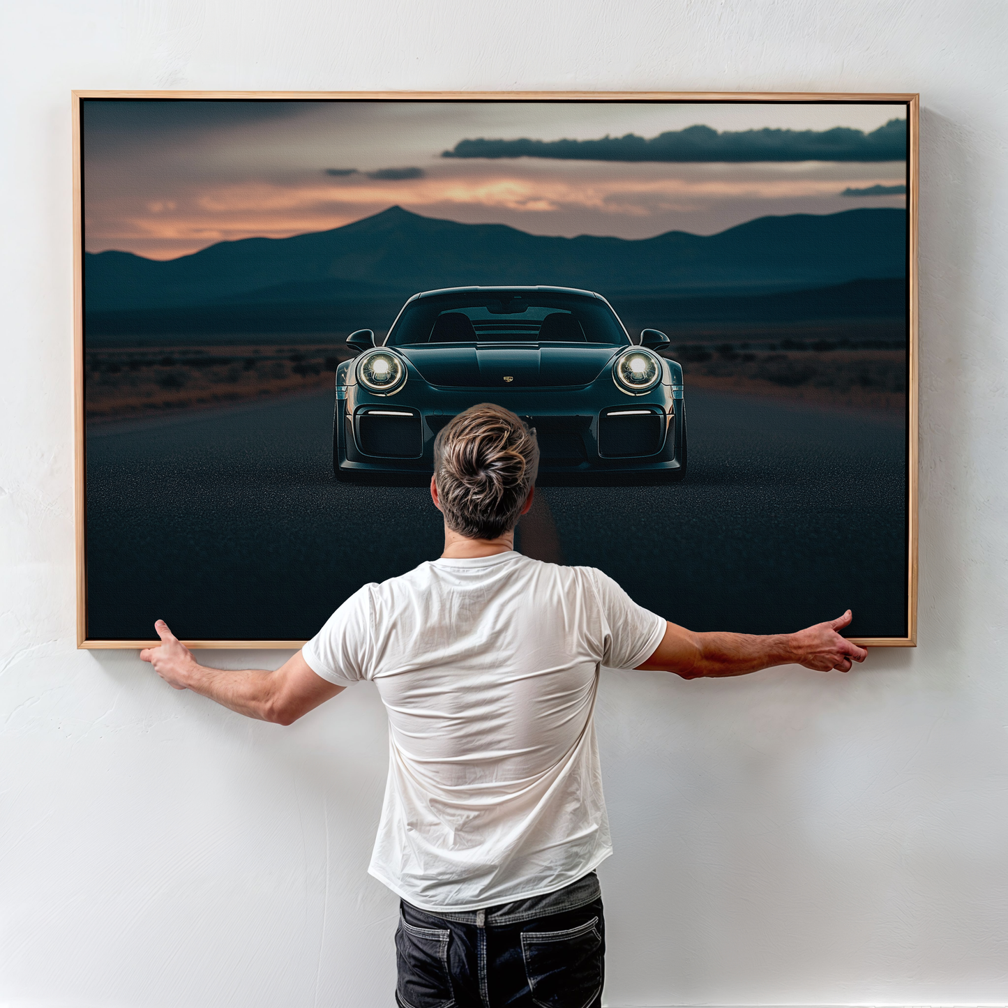 PORSCHE CAR WALL ART