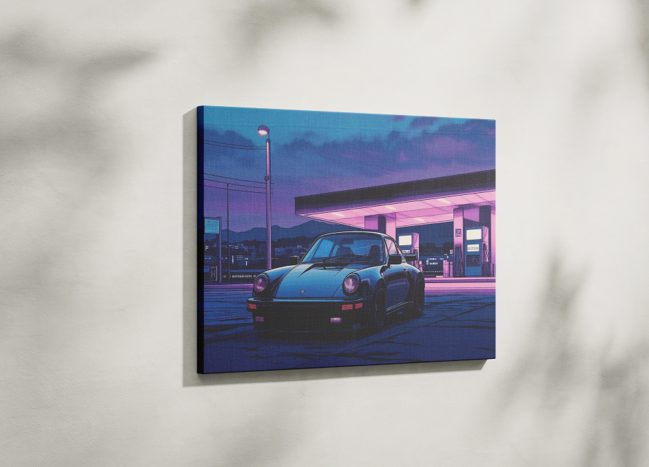 PORSCHE CAR WALL ART