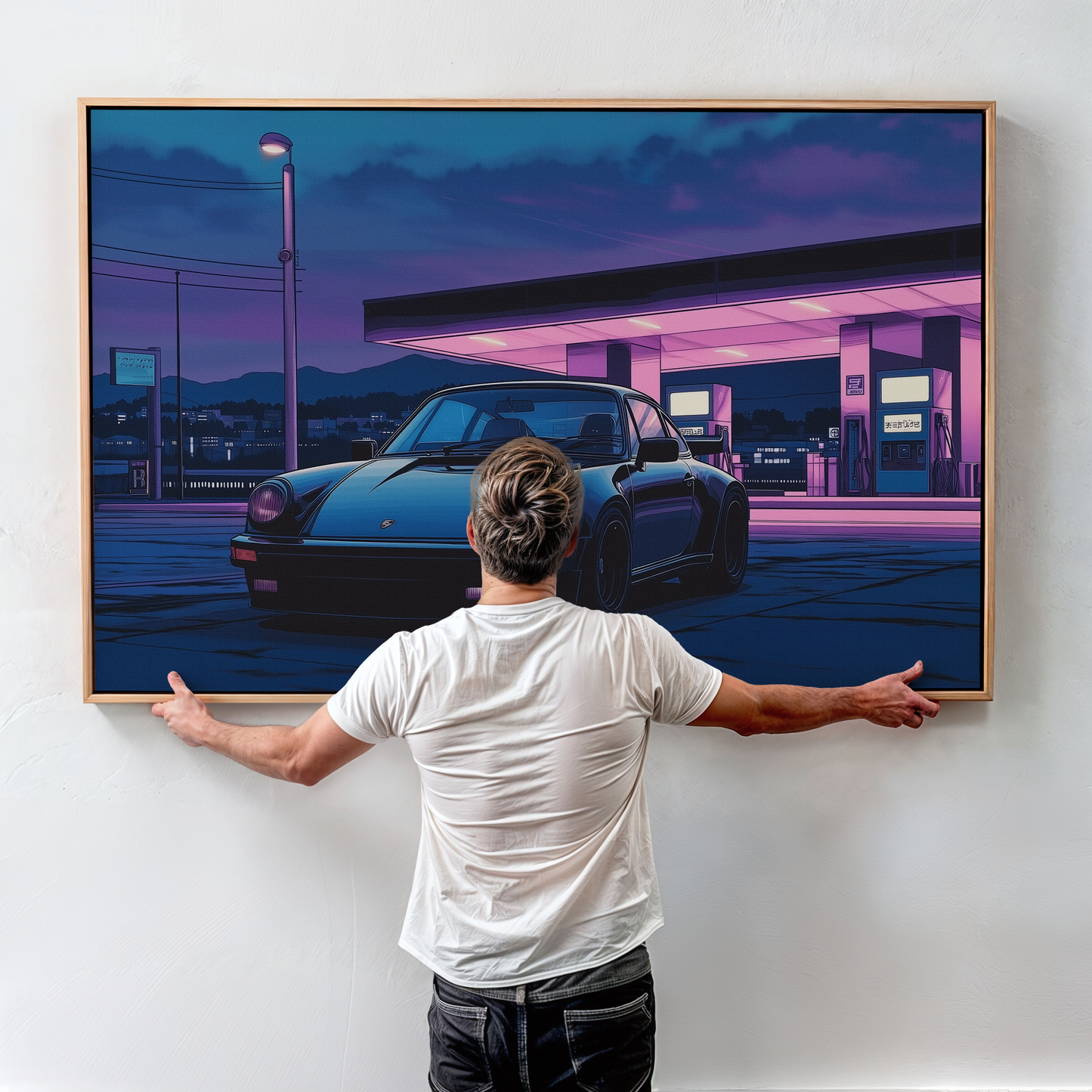 PORSCHE CAR WALL ART