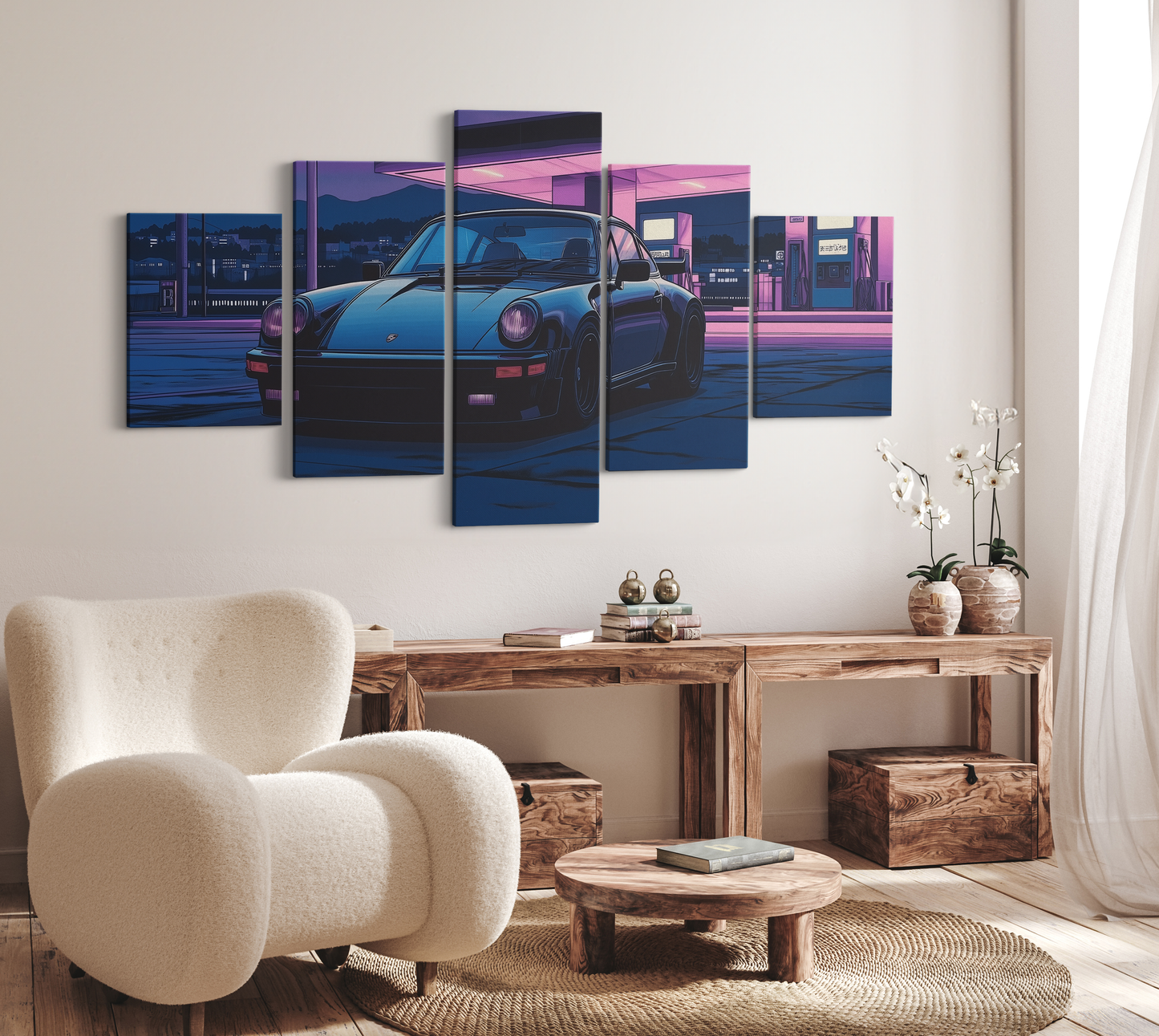 PORSCHE CAR WALL ART