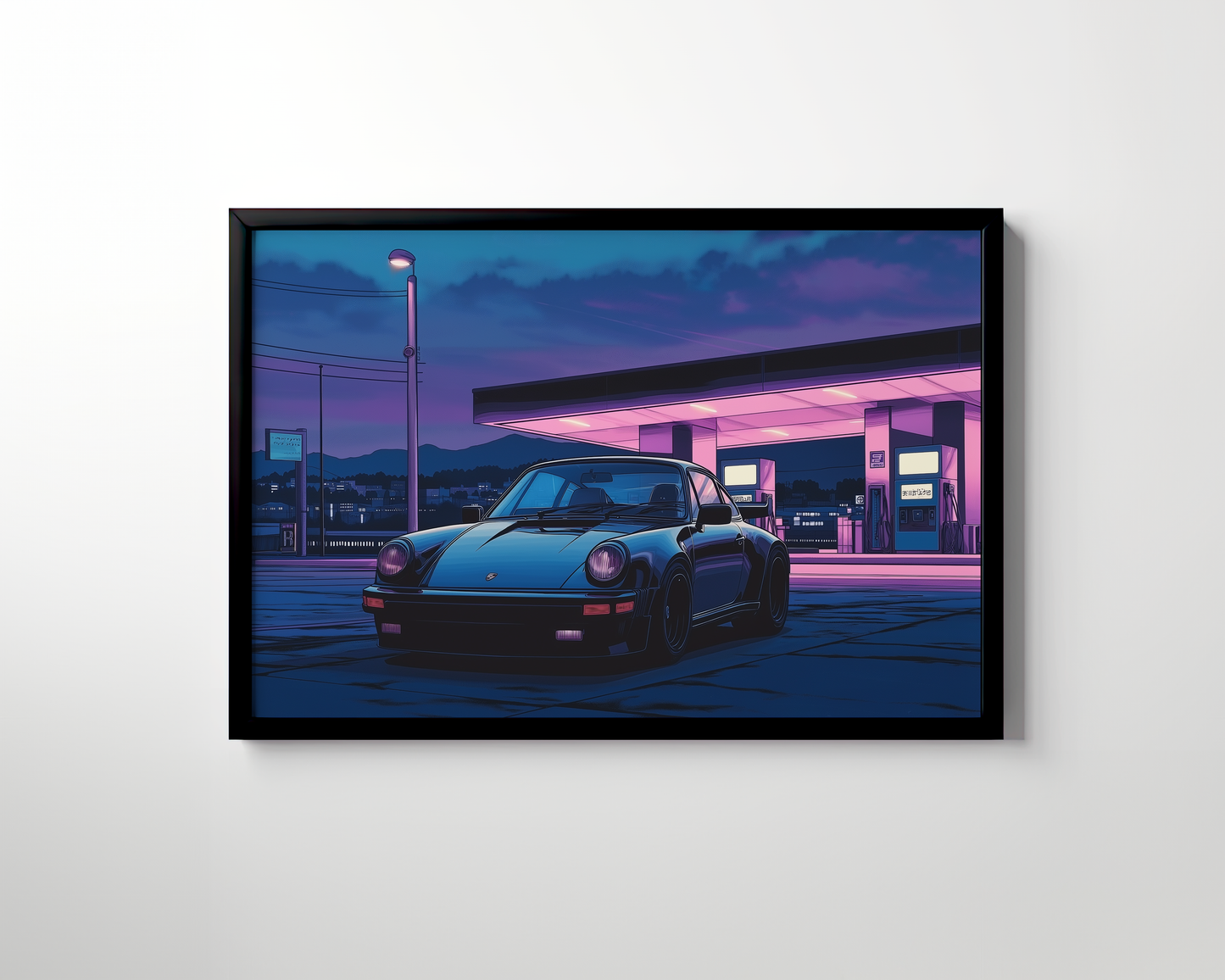 PORSCHE CAR WALL ART