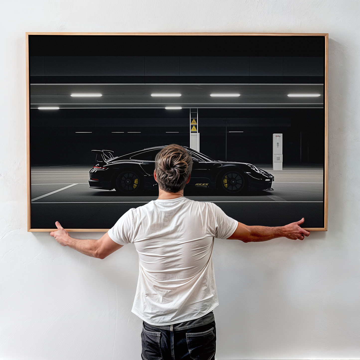 PORSCHE CAR WALL ART