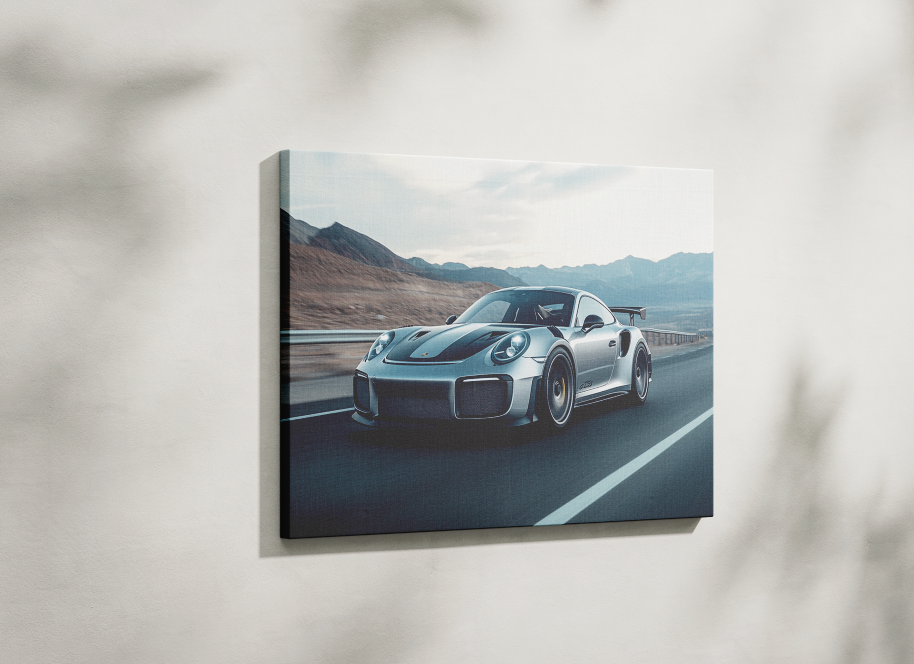 PORSCHE CAR WALL ART