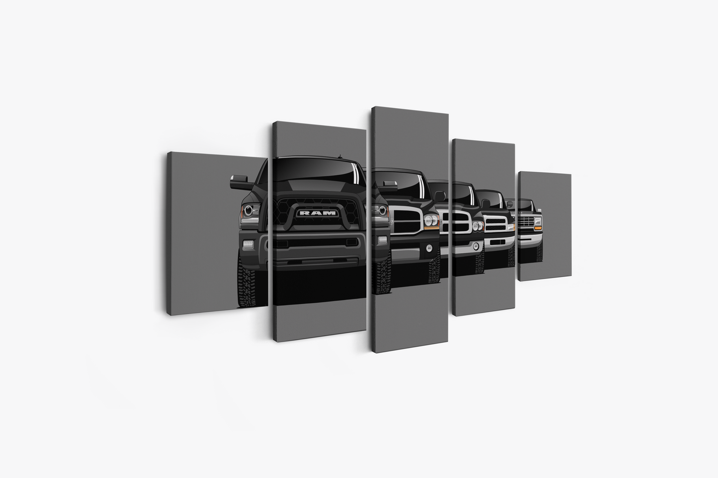 RAM TRUCK GENERATIONS WALL ART