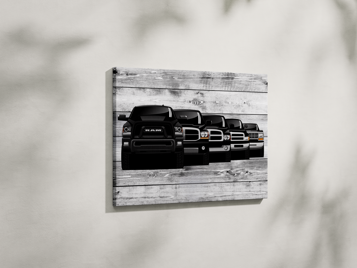 RAM TRUCK GENERATIONS WALL ART