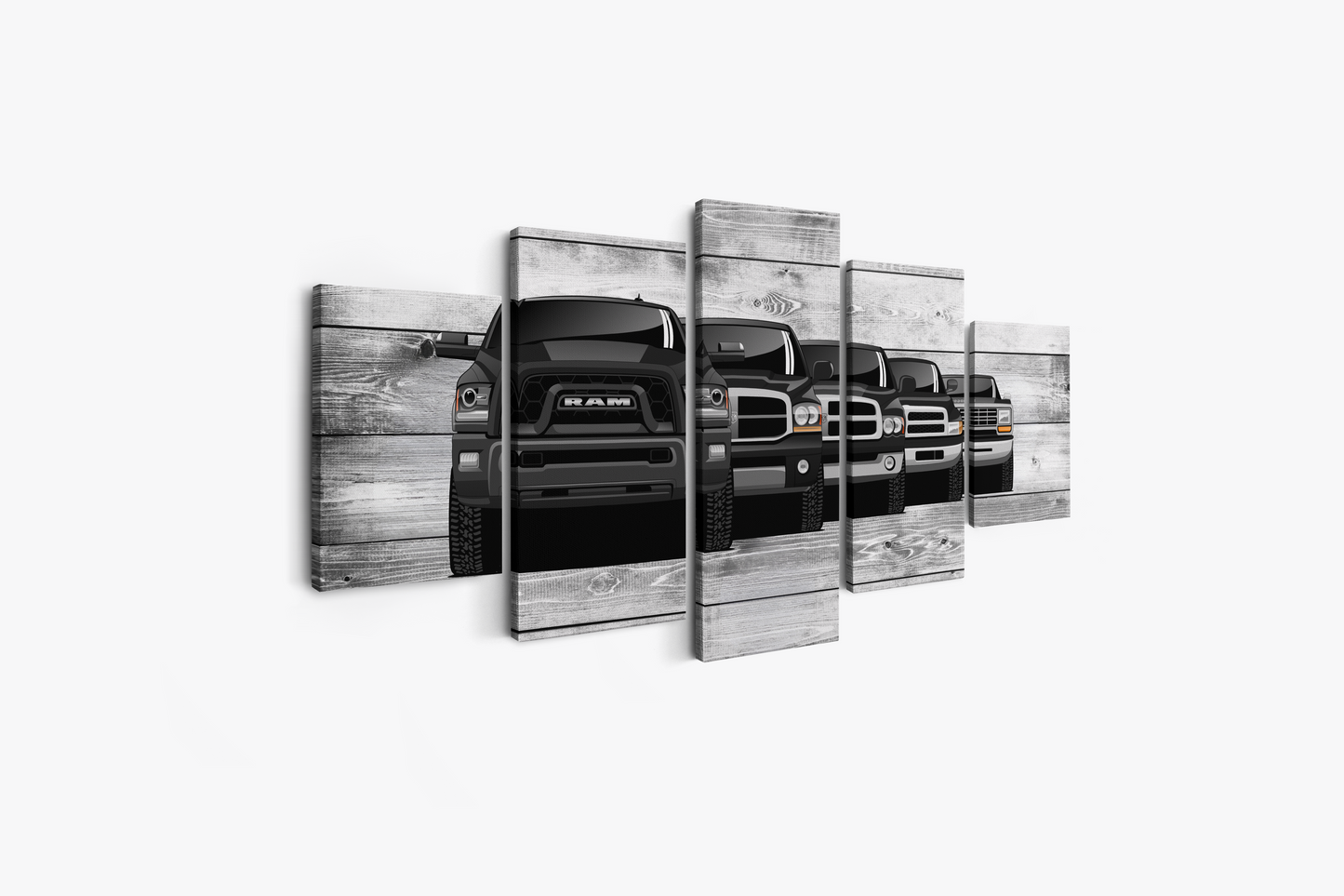 RAM TRUCK GENERATIONS WALL ART