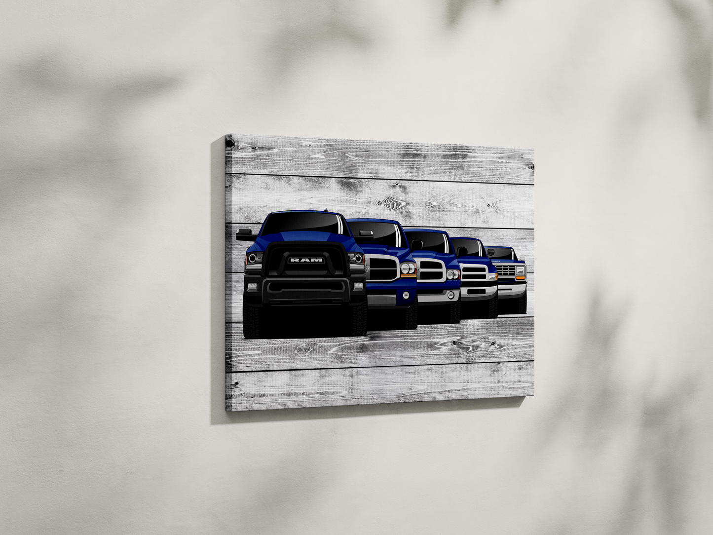 RAM TRUCK GENERATIONS WALL ART