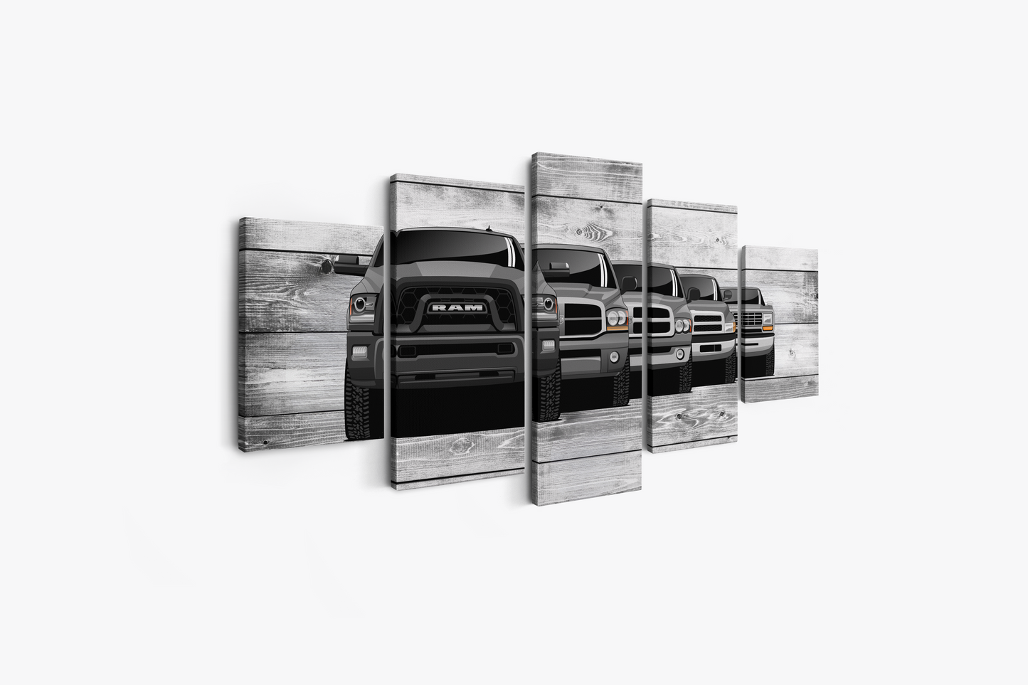 RAM TRUCK GENERATIONS WALL ART