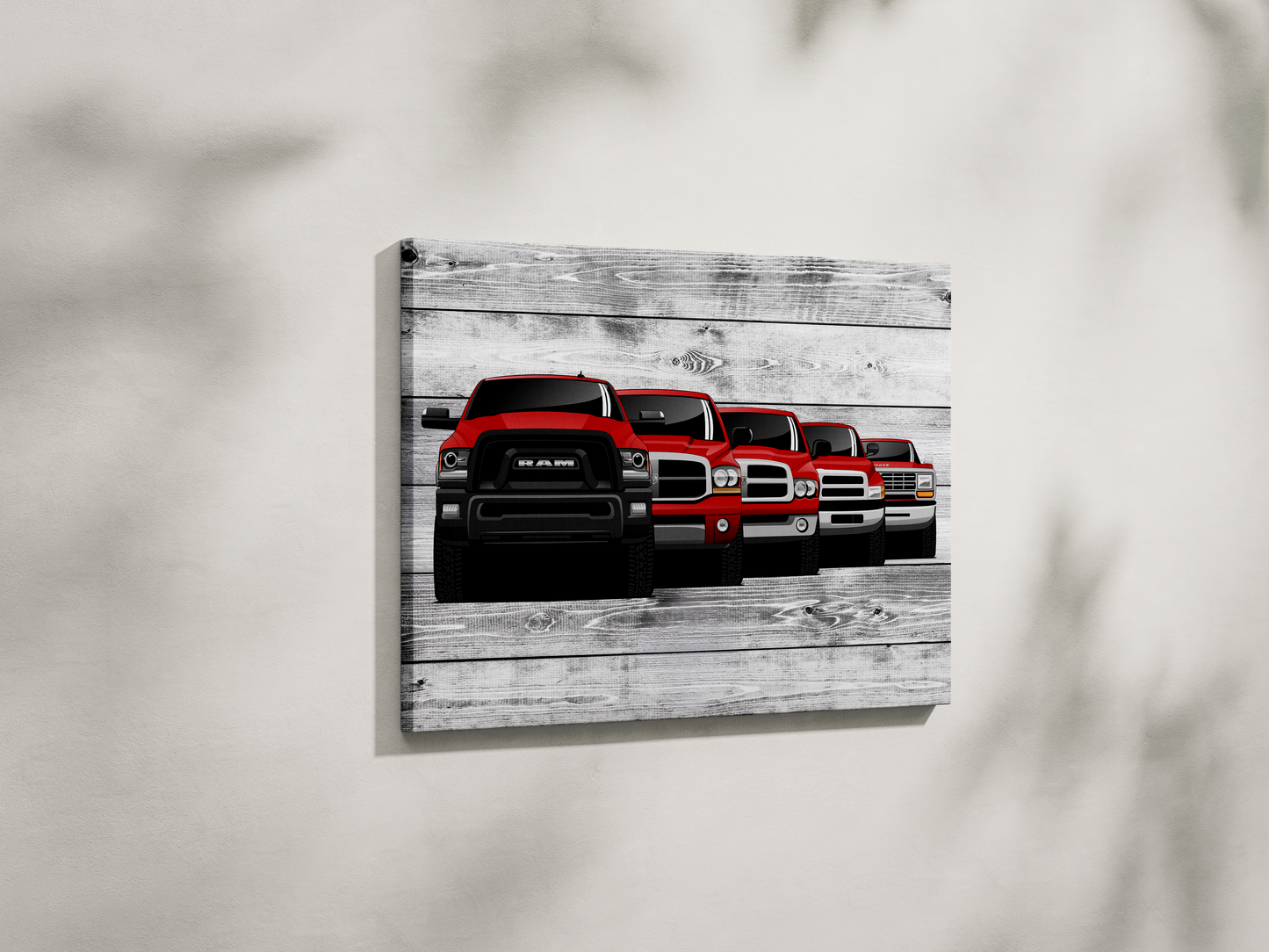 RAM TRUCK GENERATIONS WALL ART