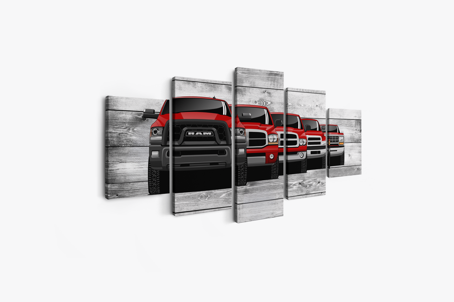 RAM TRUCK GENERATIONS WALL ART