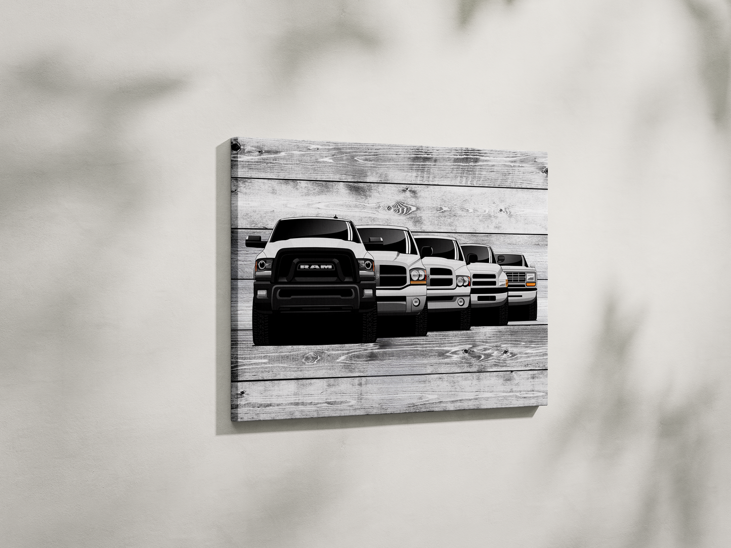 RAM TRUCK GENERATIONS WALL ART