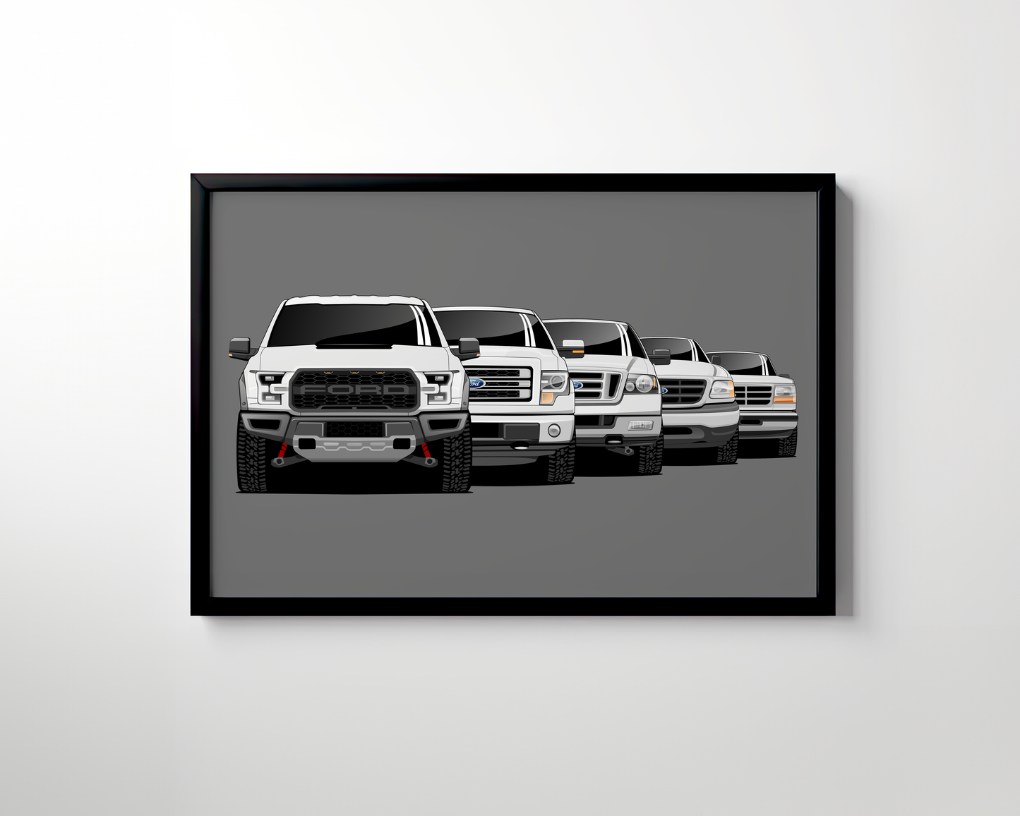 RAM TRUCK GENERATIONS WALL ART