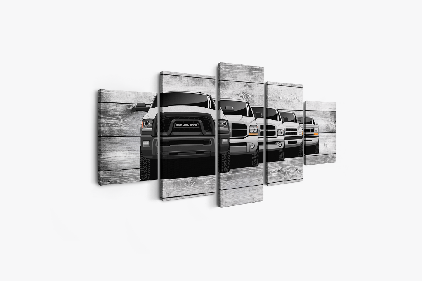 RAM TRUCK GENERATIONS WALL ART