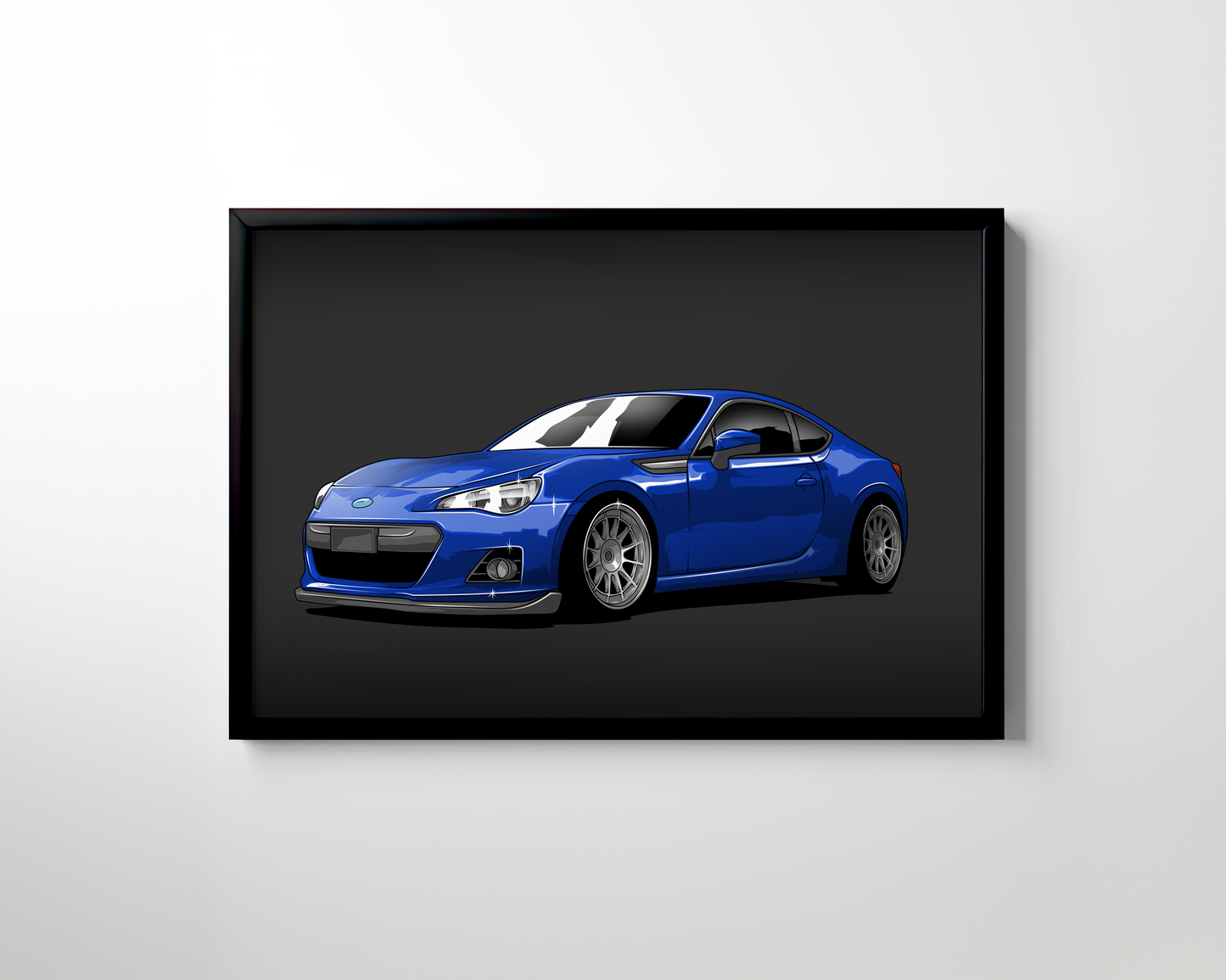 SUBARU BRZ CANVAS ART