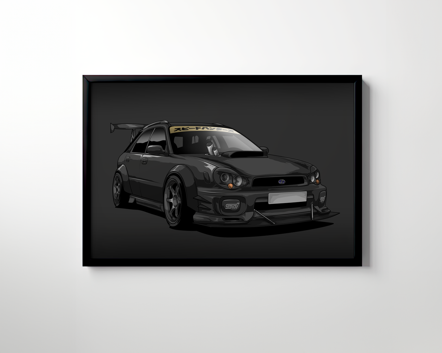 SUBARU WRX CANVAS ART