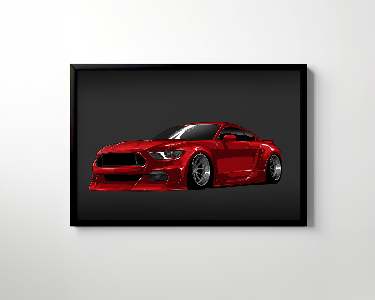 MUSTANG CANVAS ART