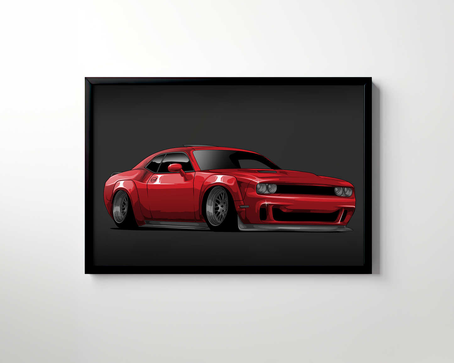 DODGE CHALLENGER CANVAS ART