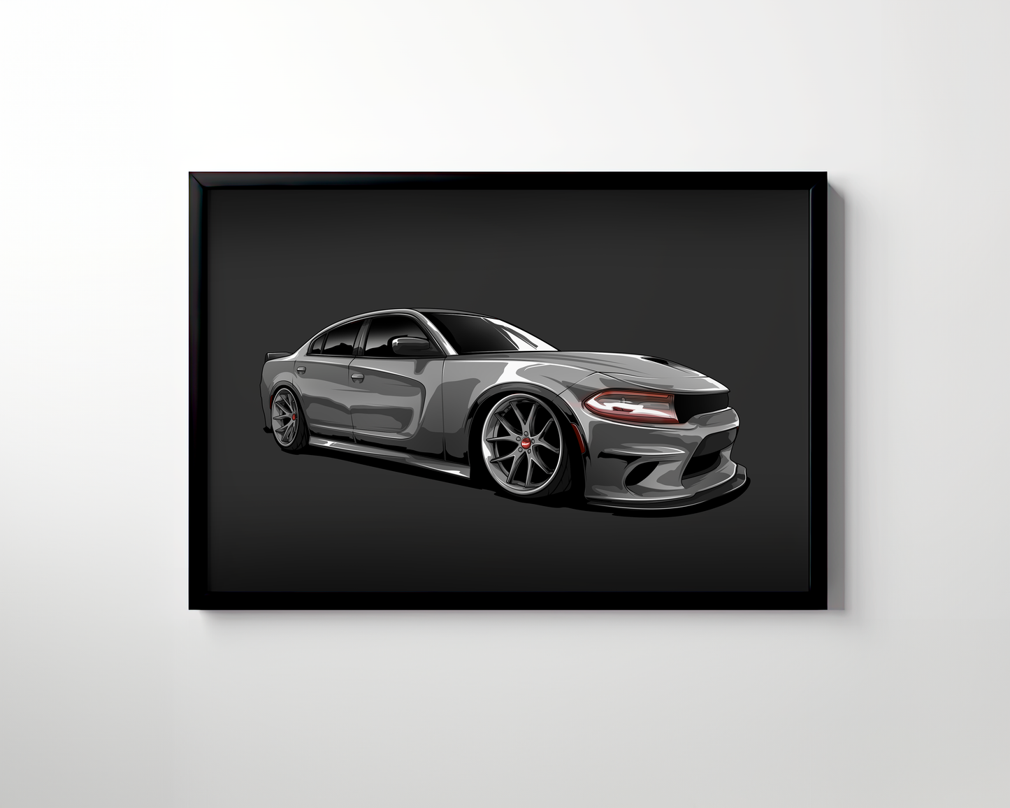 DODGE CHARGER CANVAS ART