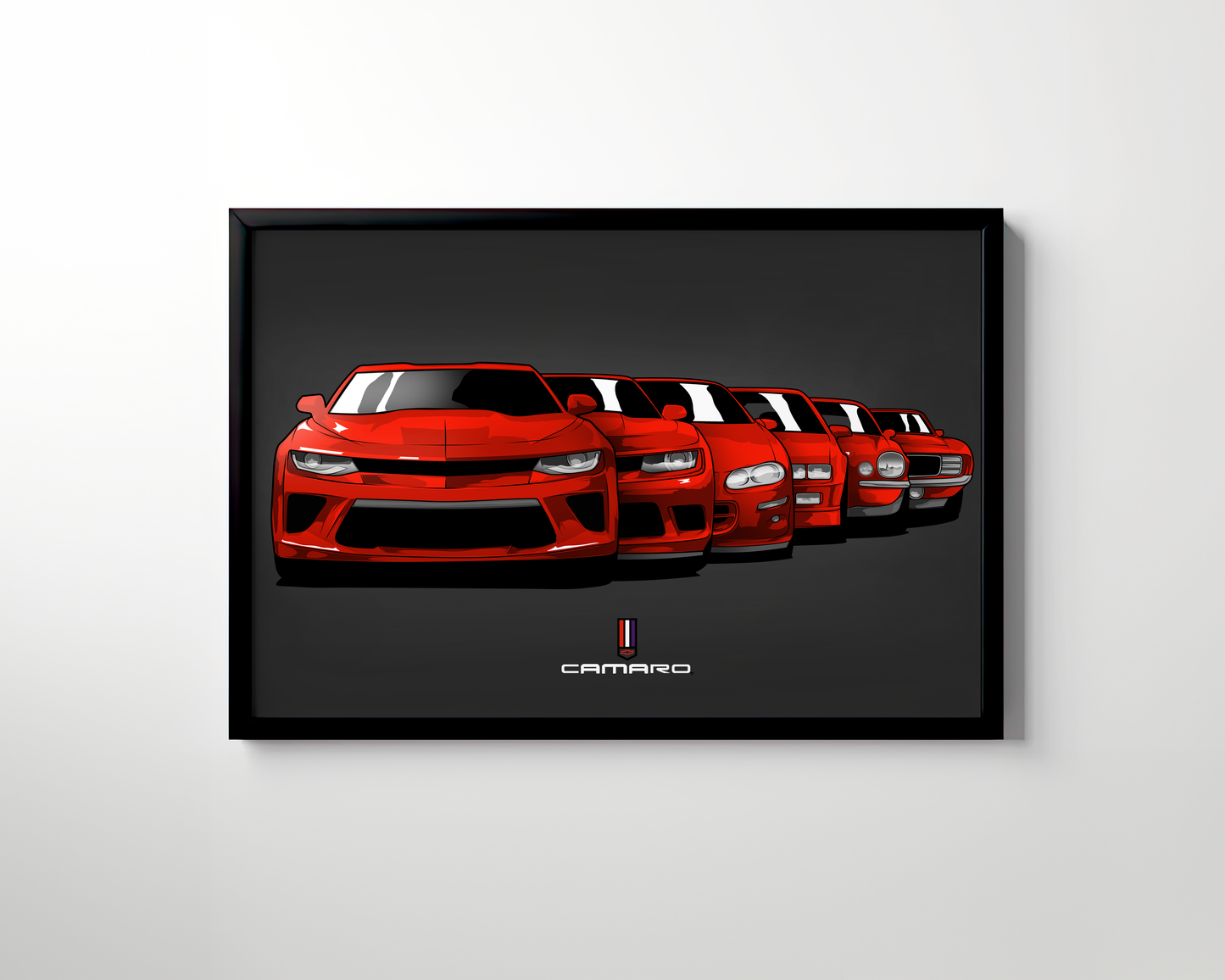 6 GENERATION CAMARO WALL ART