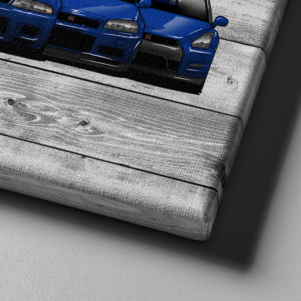 GTR GENERATION CANVAS WALL ART