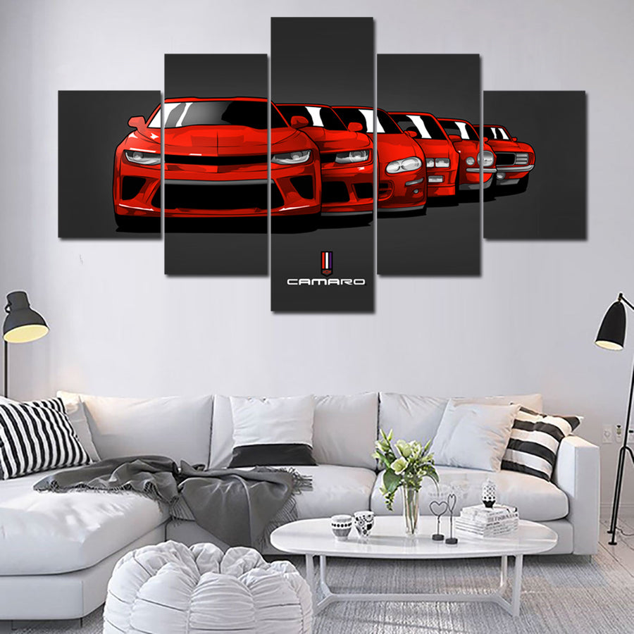 6 GENERATION CAMARO WALL ART