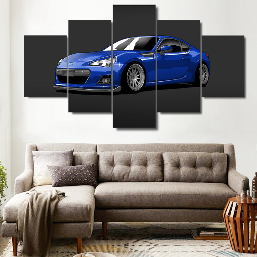 SUBARU BRZ CANVAS ART