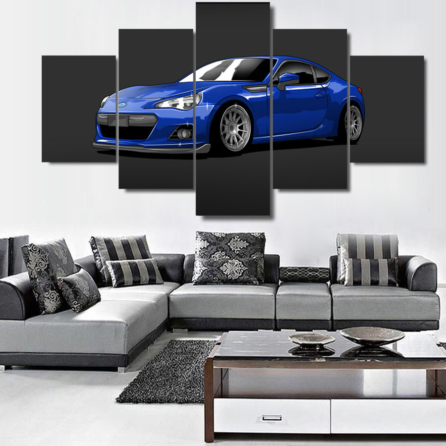 SUBARU BRZ CANVAS ART