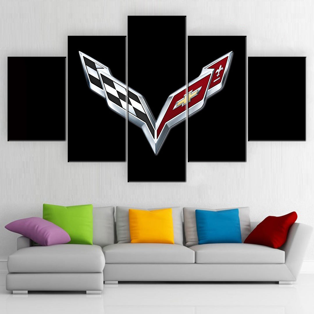 CHEVROLET CORVETTE CAR WALL ART