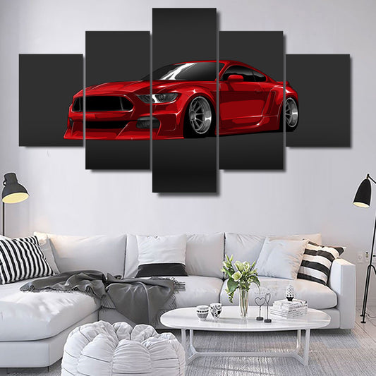 MUSTANG CANVAS ART