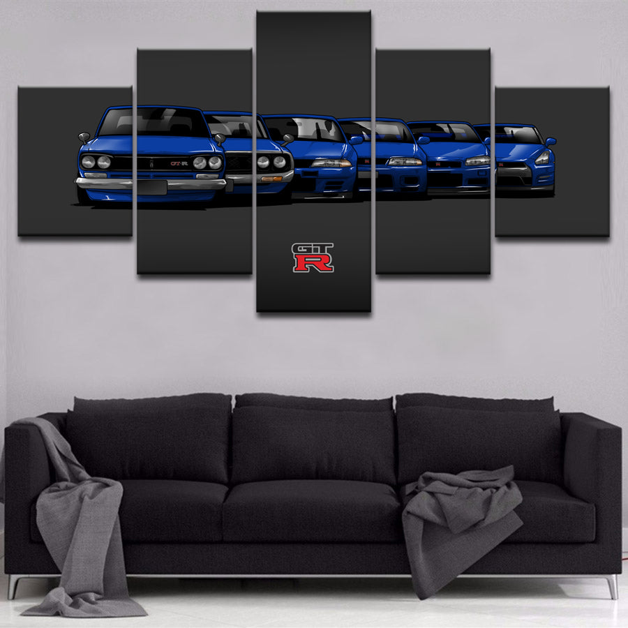 GTR GENERATION CANVAS WALL ART