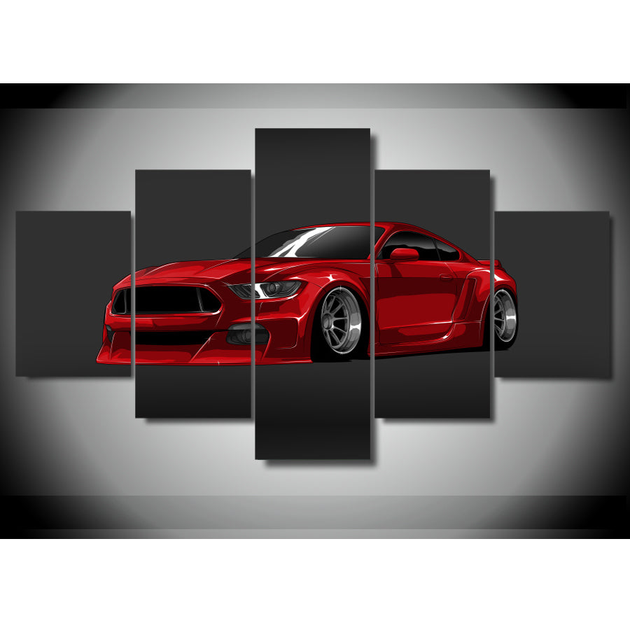 MUSTANG CANVAS ART