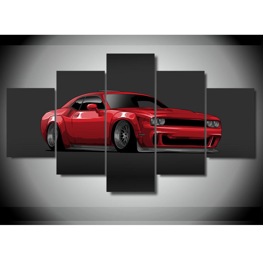 DODGE CHALLENGER CANVAS ART