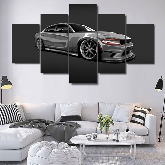 DODGE CHARGER CANVAS ART