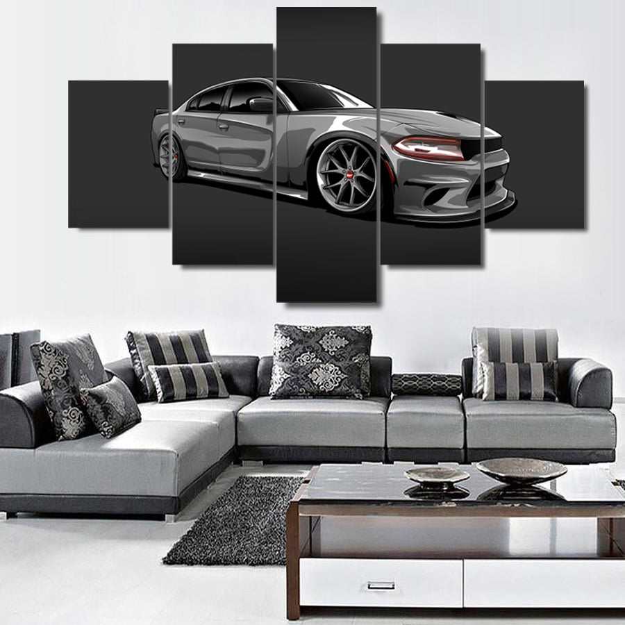 DODGE CHARGER CANVAS ART