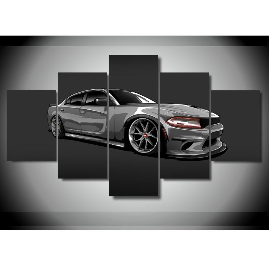 DODGE CHARGER CANVAS ART