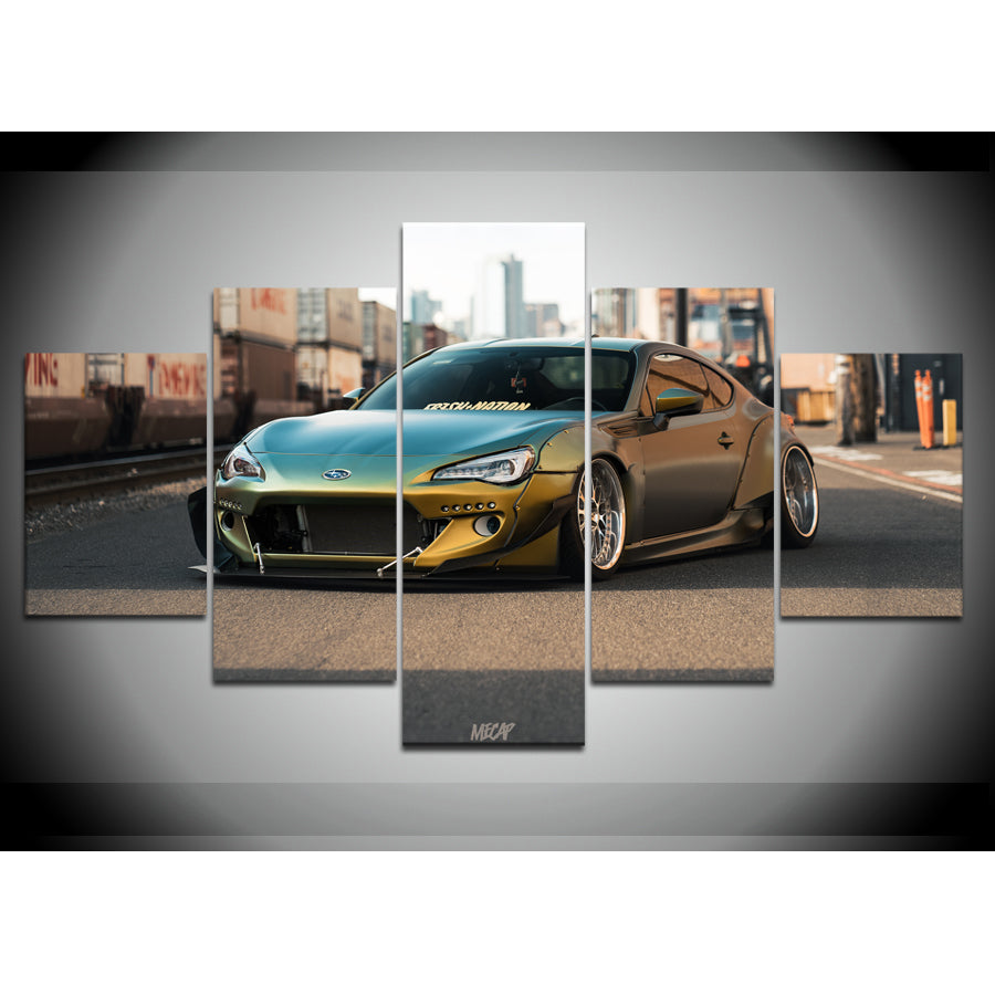 BRZ CAR CANVAS ART