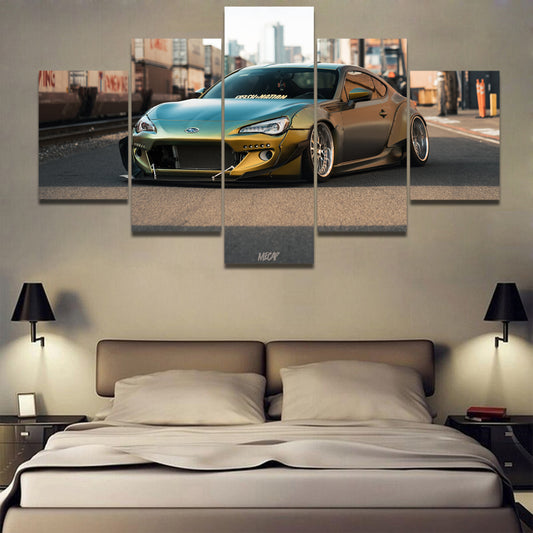 BRZ CAR CANVAS ART