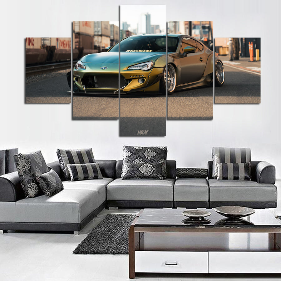 BRZ CAR CANVAS ART