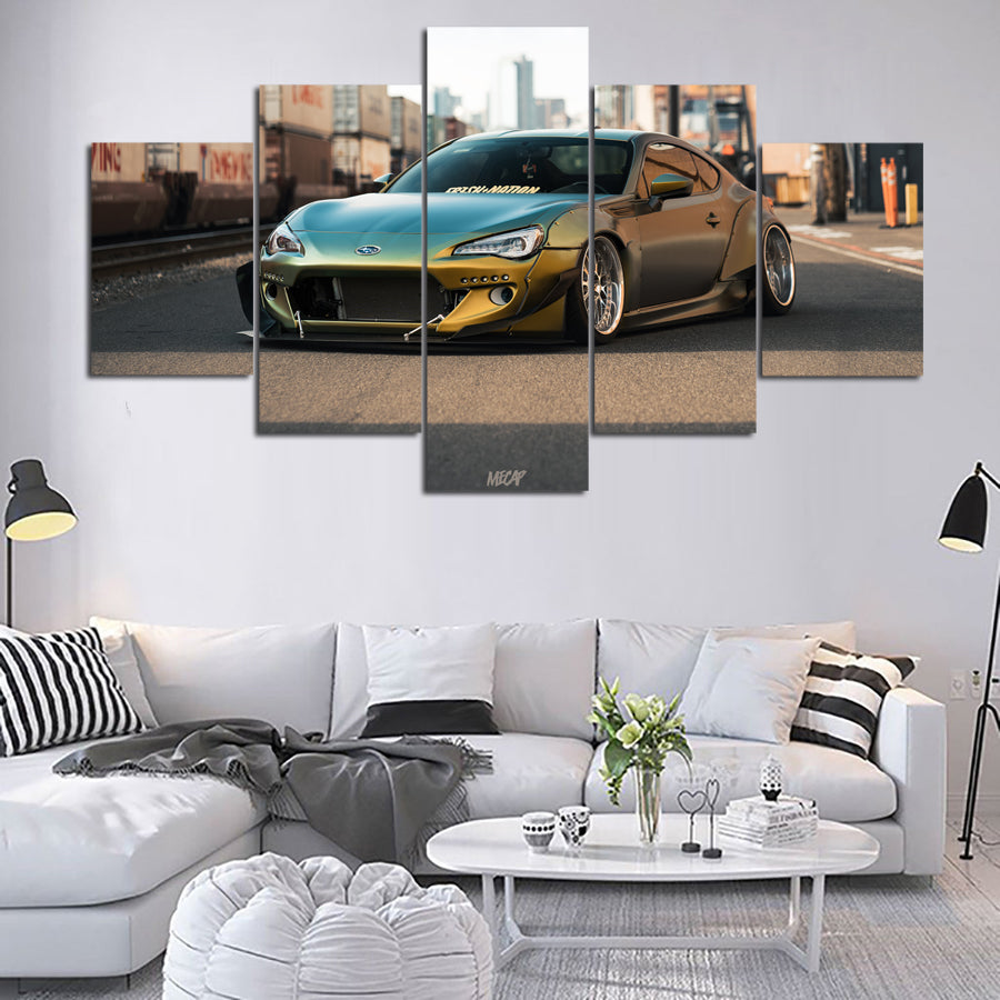 BRZ CAR CANVAS ART