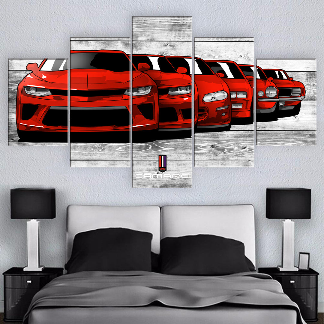 6 GENERATION CAMARO WALL ART