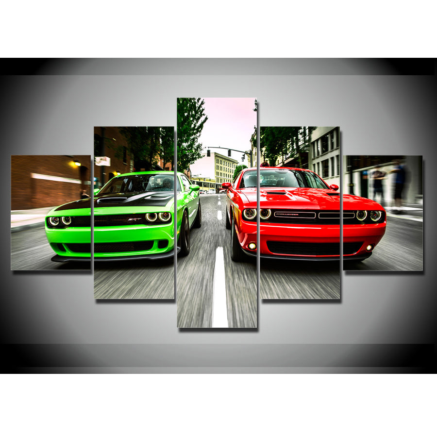 MUSCLE CAR CANVAS ART