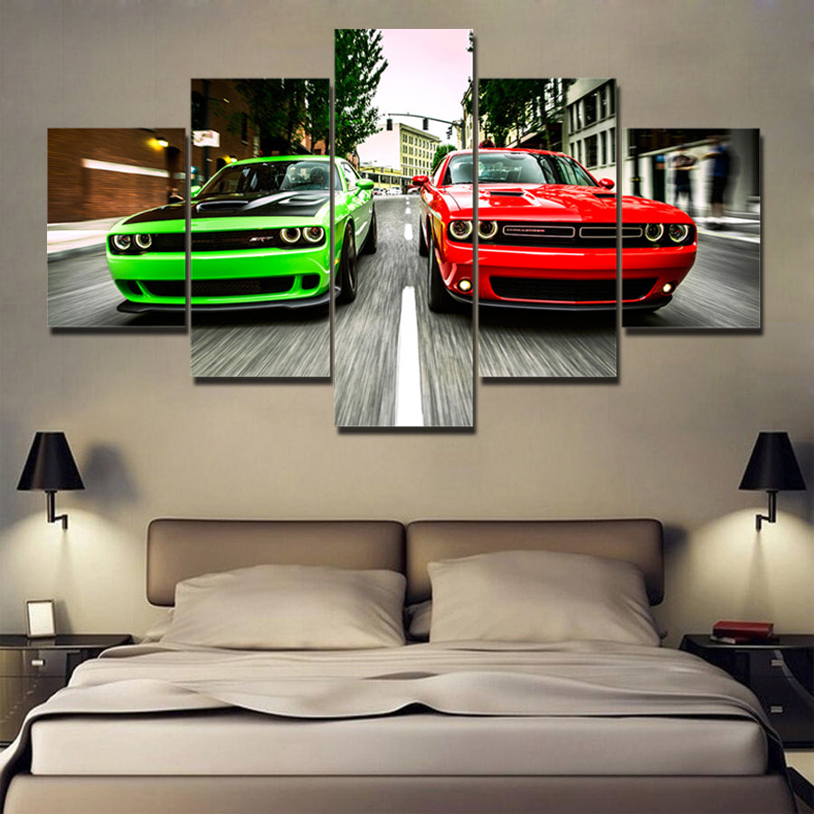 MUSCLE CAR CANVAS ART