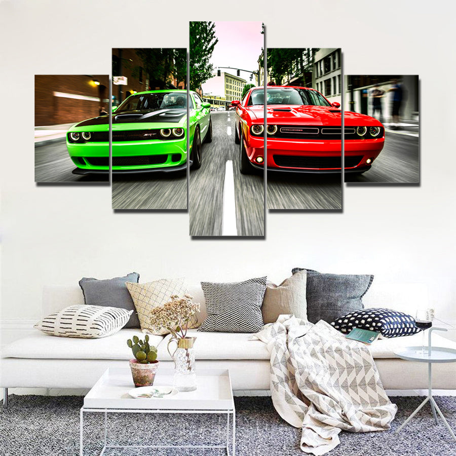 MUSCLE CAR CANVAS ART