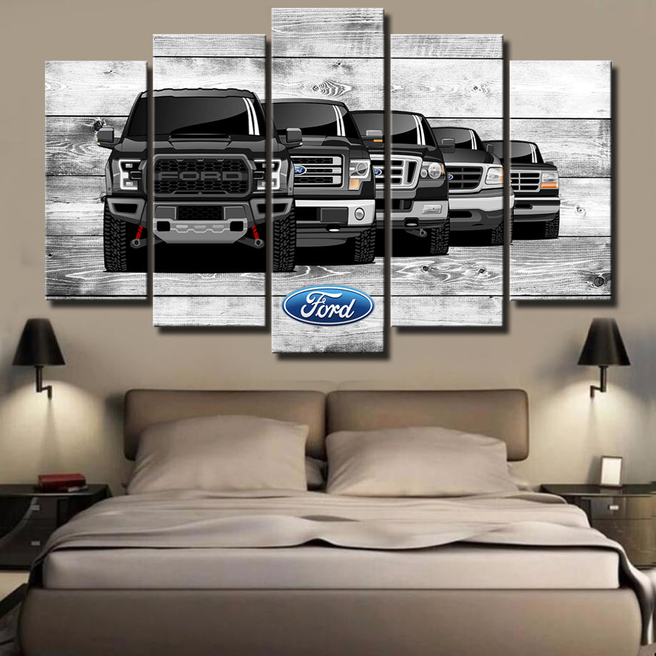 FORD F-150 GENERATIONS WALL ART