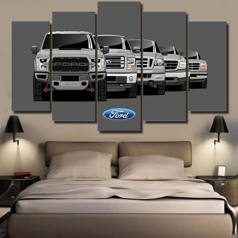 FORD F-150 GENERATIONS WALL ART