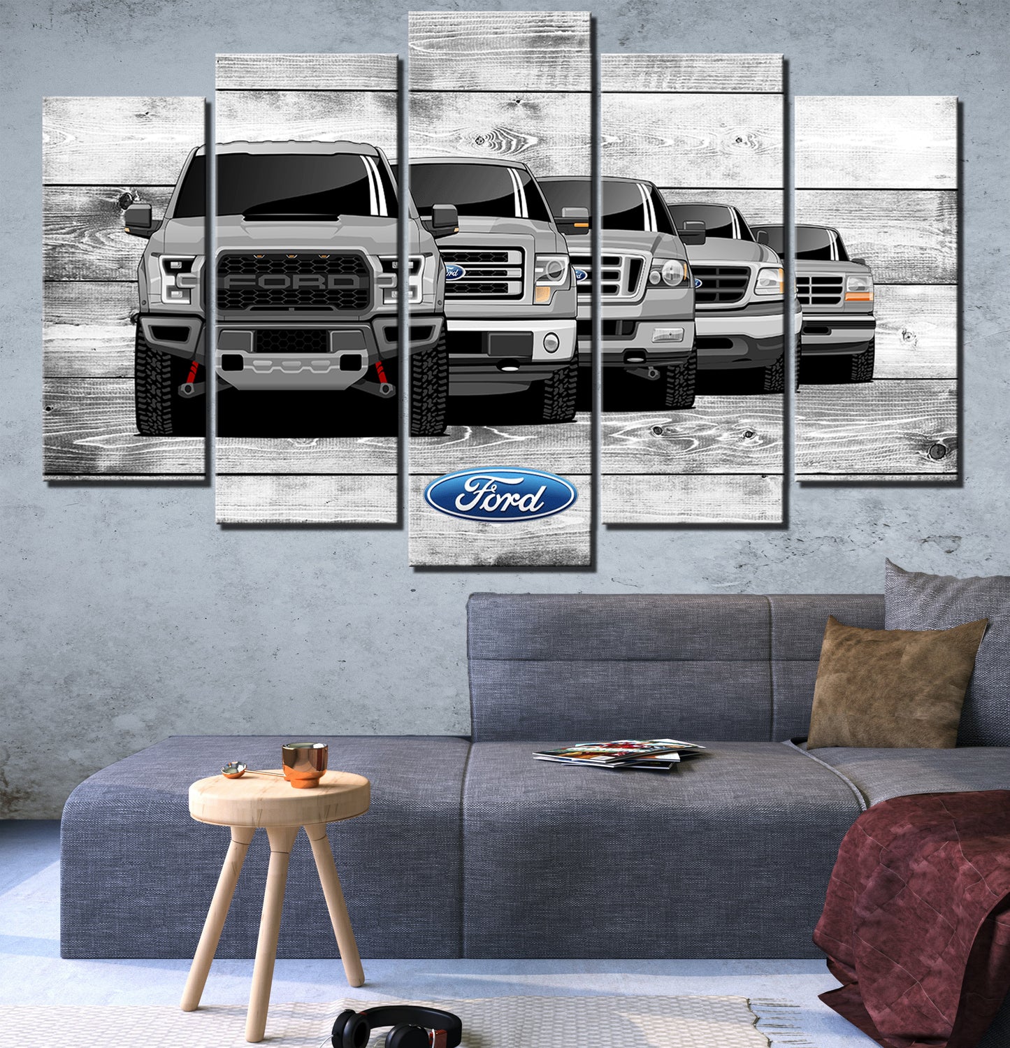 FORD F-150 GENERATIONS WALL ART