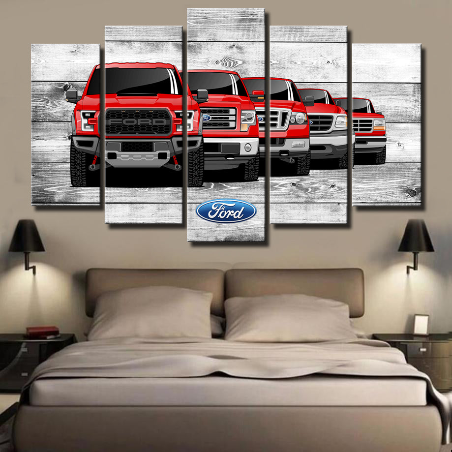 FORD F-150 GENERATIONS WALL ART