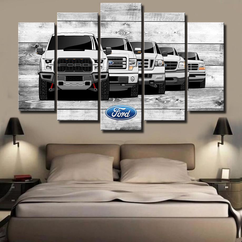 FORD F-150 GENERATIONS WALL ART