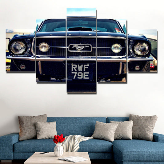 CLASSIC MUSTANG CANVAS ART