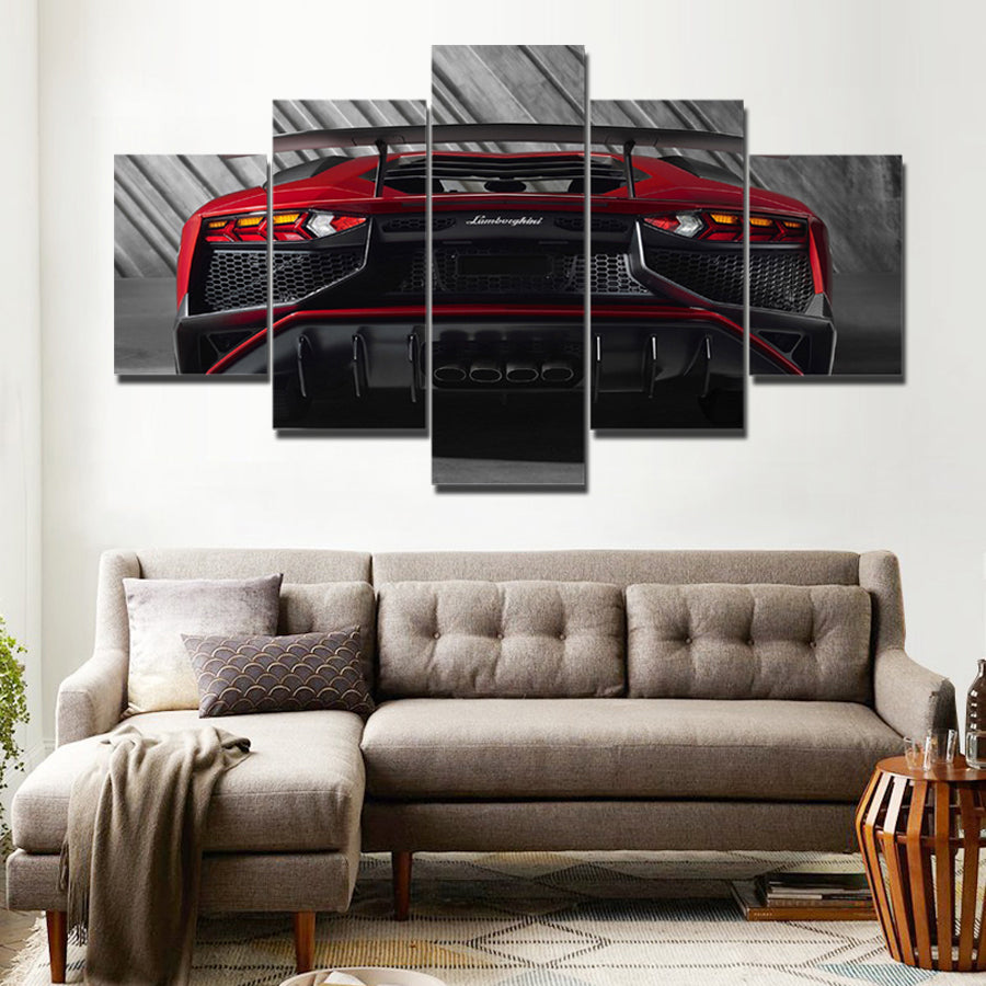 LAMBO CANVAS ART